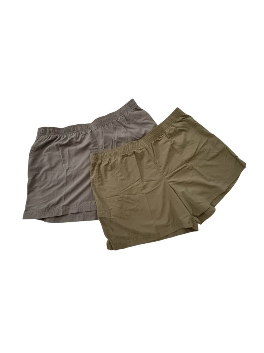 Lot Of 2 Columbia Women's Sandy River Shorts II XL Green Gray Omni-Shade/Shield